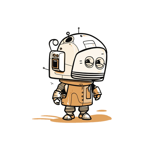 Brown robot